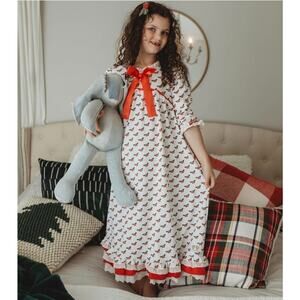 Two Roosters Mistletoe Knit Lounge Nightgown